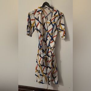 Geometric Patterned Dress